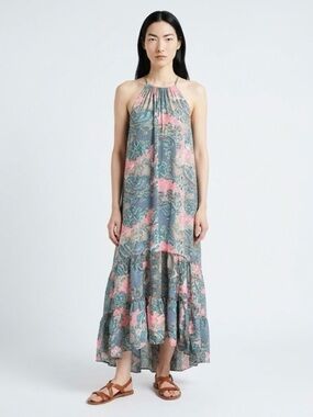 Maxi, BOHO SILK, asymmetric Dress
From Mallorca Spain